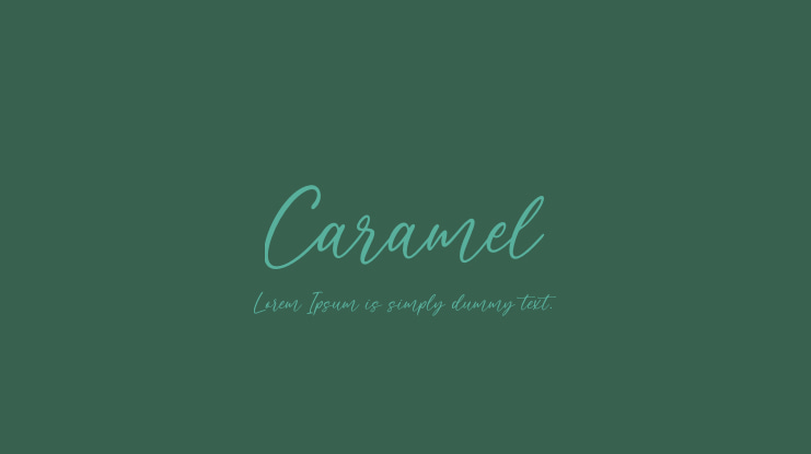 Caramel Font