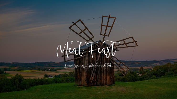 Meat Feast Font