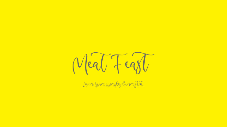 Meat Feast Font