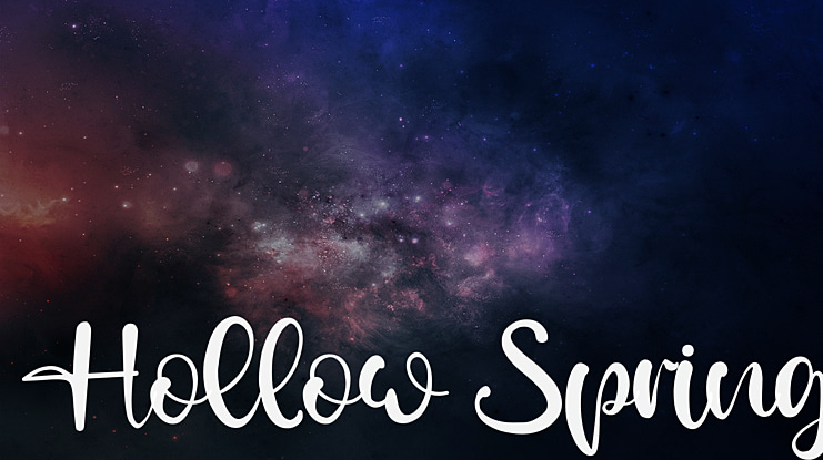 Hollow Spring Font