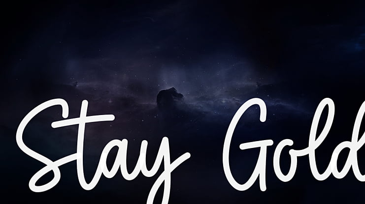 Stay Gold Font