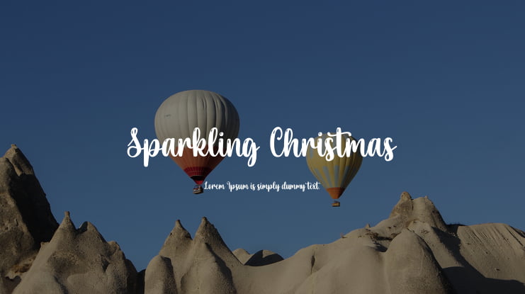 Sparkling Christmas Font