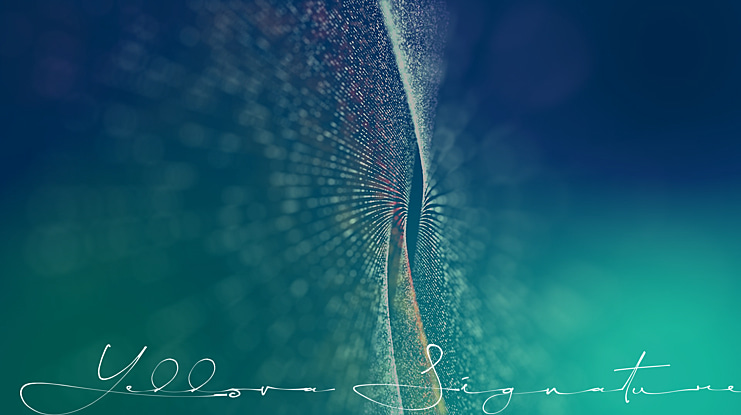 Yellova Signature Font