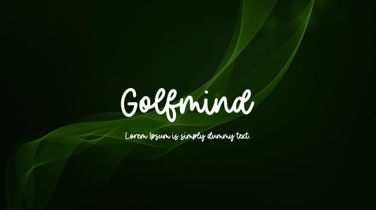 Golfmind Font