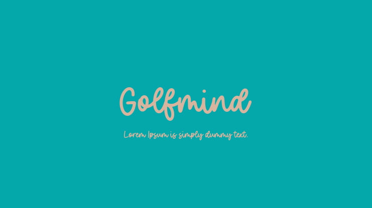 Golfmind Font
