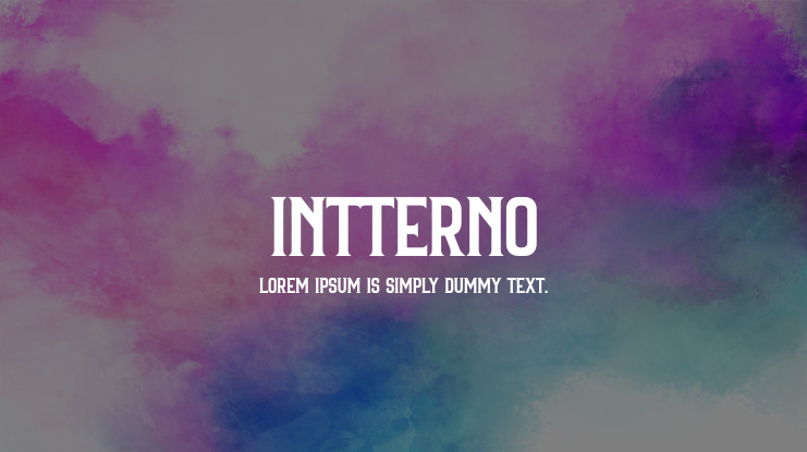 INTTERNO Font