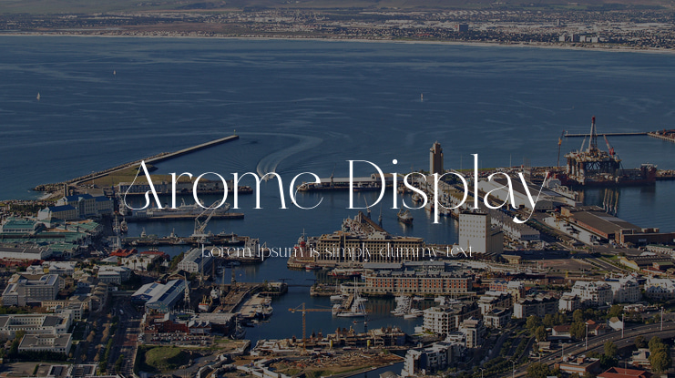 Arome Display Font