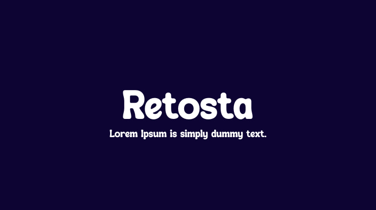 Retosta Font