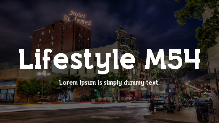 Lifestyle M54 Font