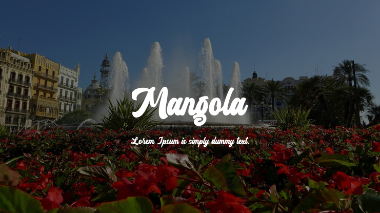 Mangola Font