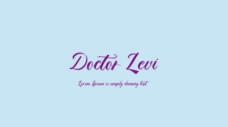 Doctor Levi Font
