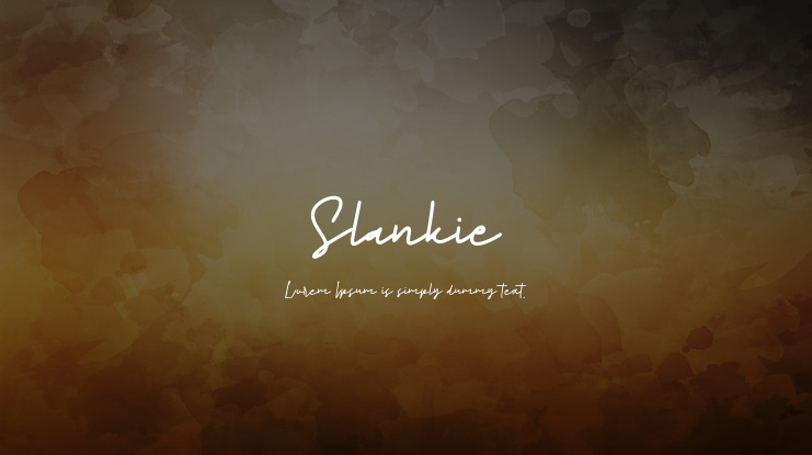 Slankie Font