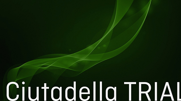 Ciutadella TRIAL Font Family