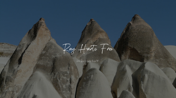 Ray Harts Free Font