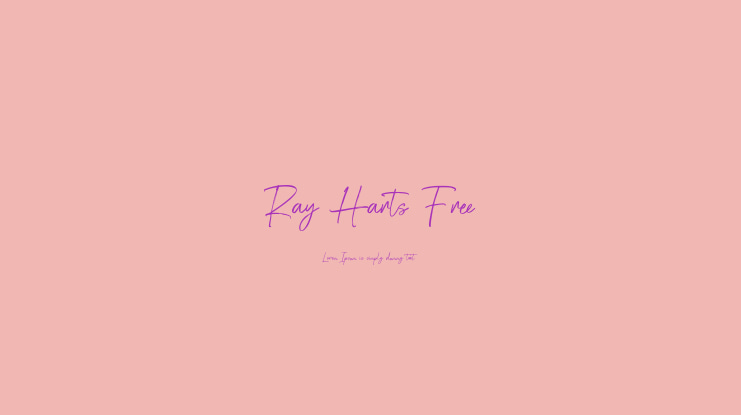 Ray Harts Free Font