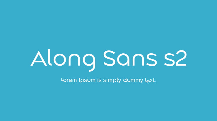 Along Sans s2 Font Family