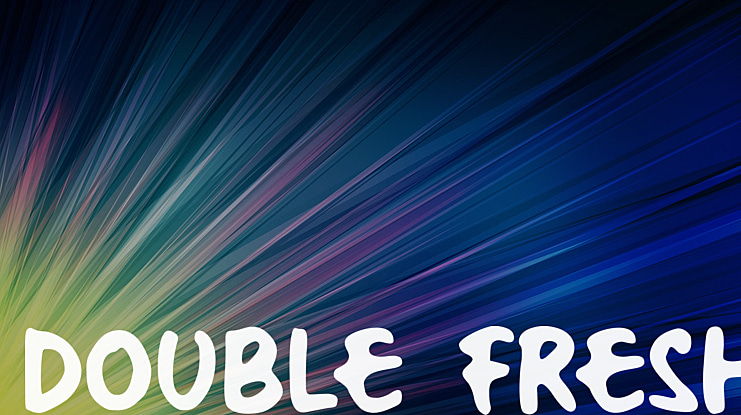 Double Fresh Font