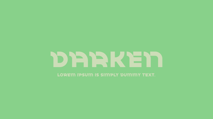 Darken Font