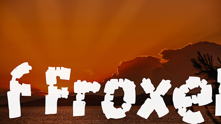 f Froxel Font