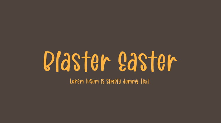 Blaster Easter Font