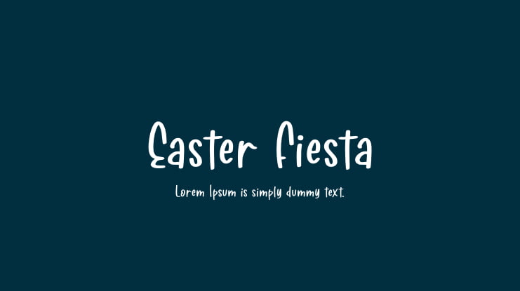 Easter Fiesta Font