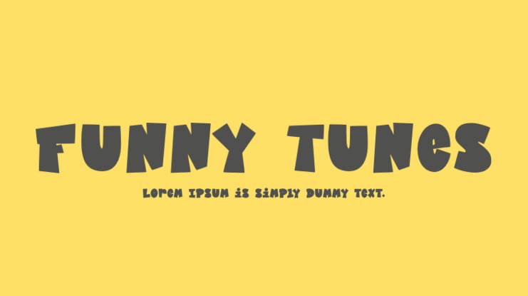 Funny Tunes Font