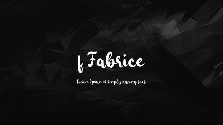 f Fabrice Font