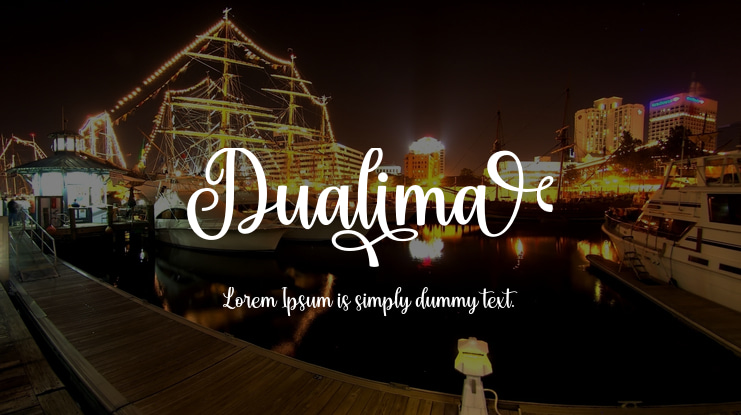 Dualima Font