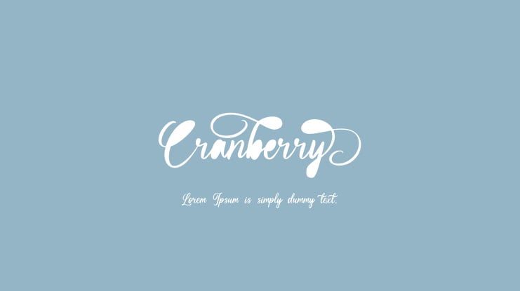 Cranberry Font