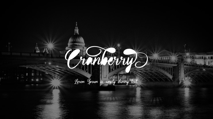 Cranberry Font