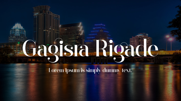 Gagisra Rigade Font