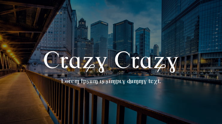 Crazy Crazy Font