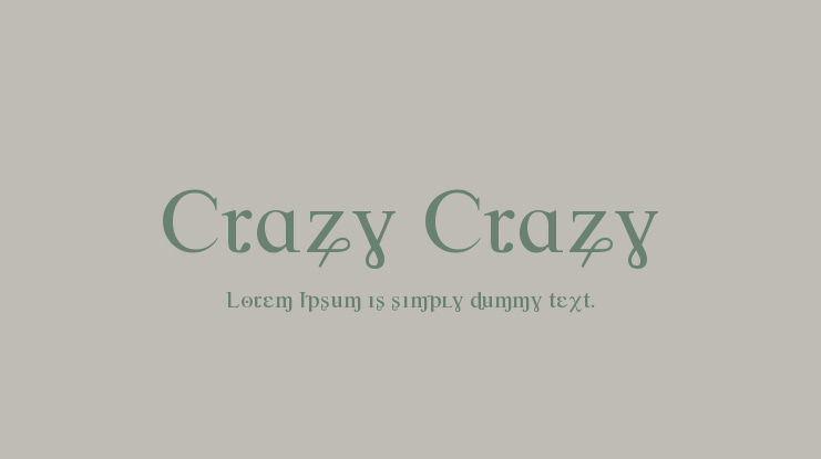 Crazy Crazy Font