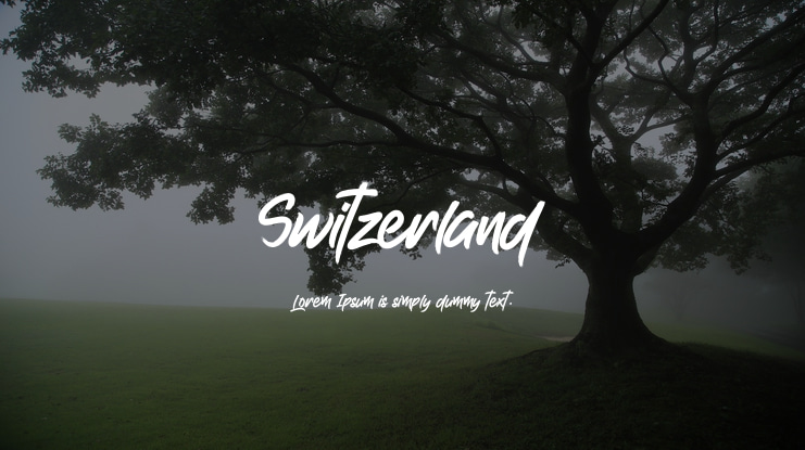 Switzerland Font