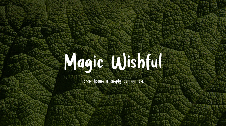 Magic Wishful Font