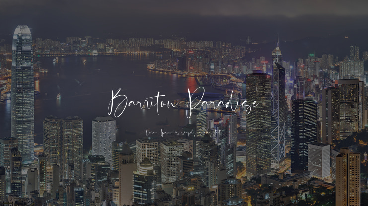 Barriton Paradise Font
