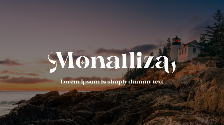 Monalliza Font
