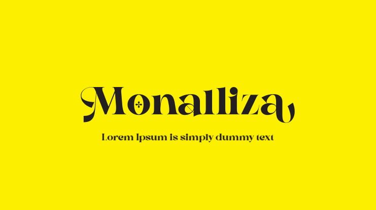 Monalliza Font