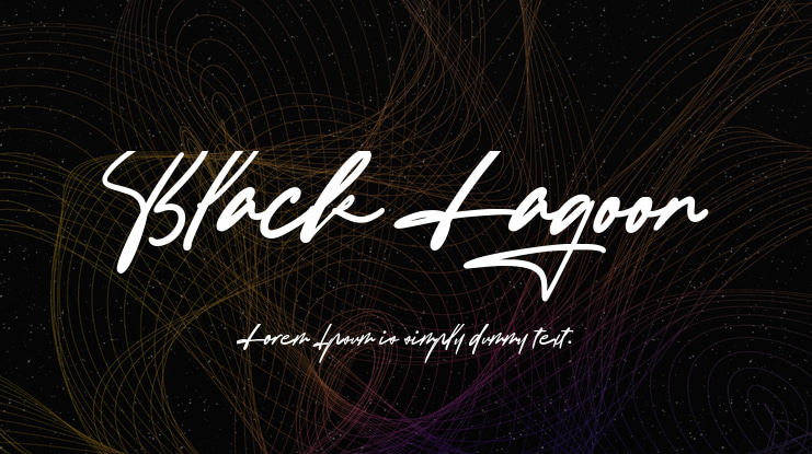 Black Lagoon Font