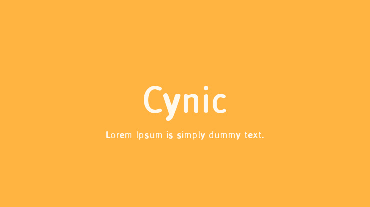 Cynic Font