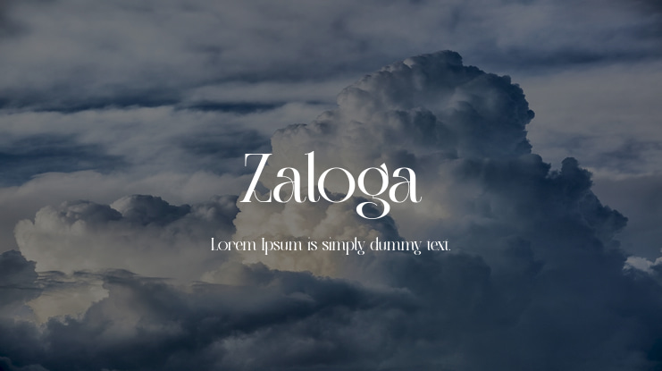 Zaloga Font