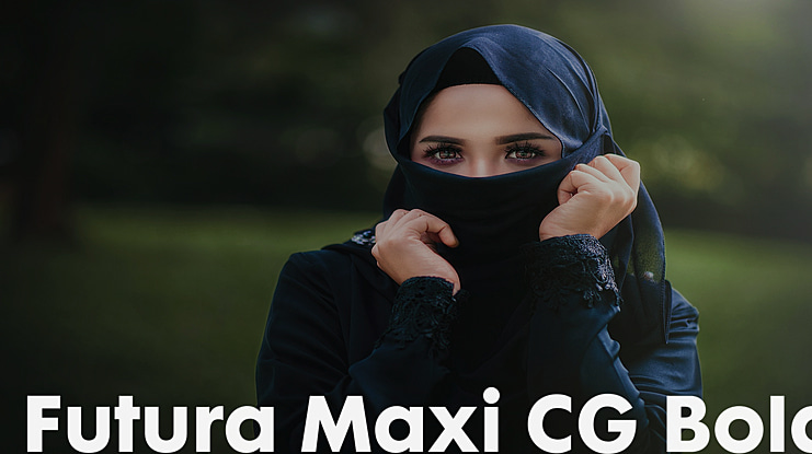 Futura Maxi CG Bold  Font