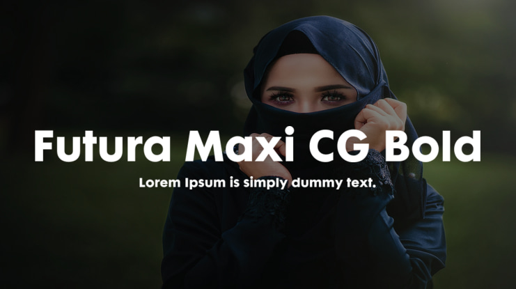 Futura Maxi CG Bold  Font