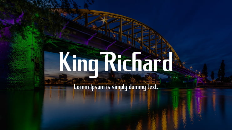 King Richard Font Family