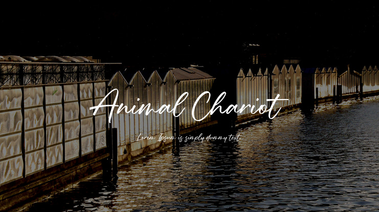 Animal Chariot Font