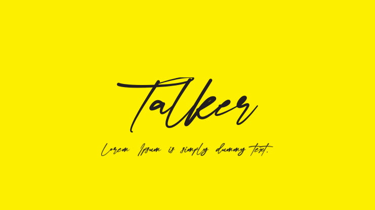 Talker Font