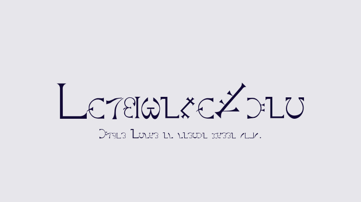 EnochianFlip Font
