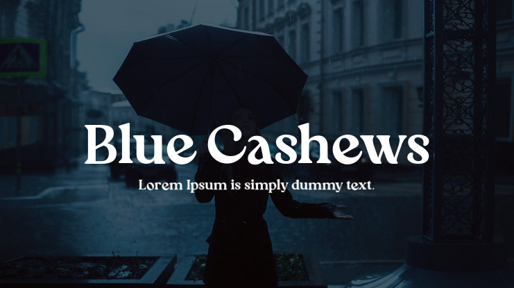 Blue Cashews Font