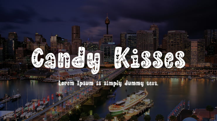 Candy Kisses Font