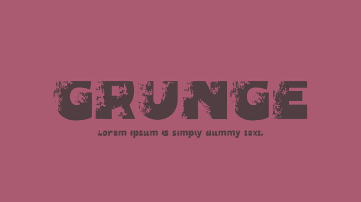 GRUNGE Font